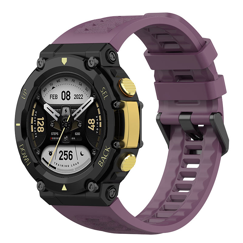 For Huami Amazfit T-Rex 2 Solid Color Soft Silicone Sports Smart Watch Band Replacement Wrist Strap For Huami Amazfit T-Rex 2 Solid Color Soft Silicone Sports Smart Watch Band Replacement Wrist Strap